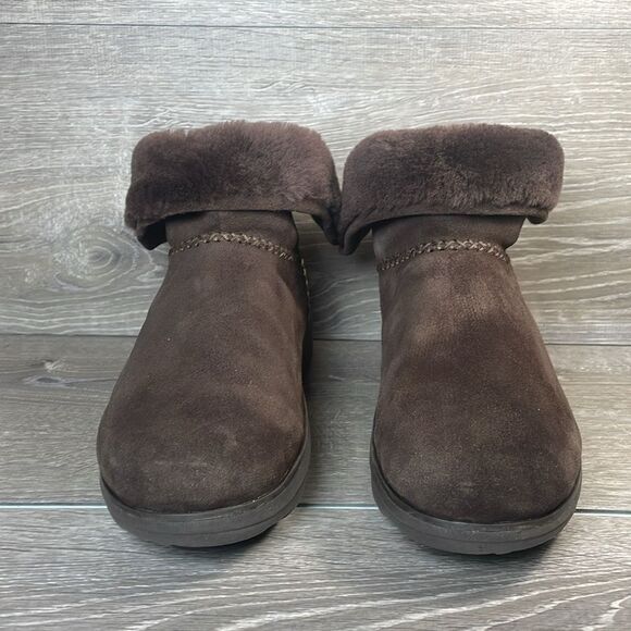 Fitflop Mukluk Shorty II Rockstud Warm Waterproof Suede Women’s Sz 8 Winter Boot - Picture 11 of 13